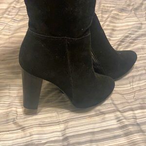Brand new hot black high heel boots zip up